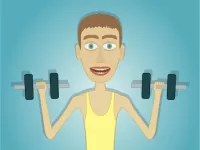 Muscle Clicker: Gym game