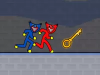 Stickman Huggy Party Duo